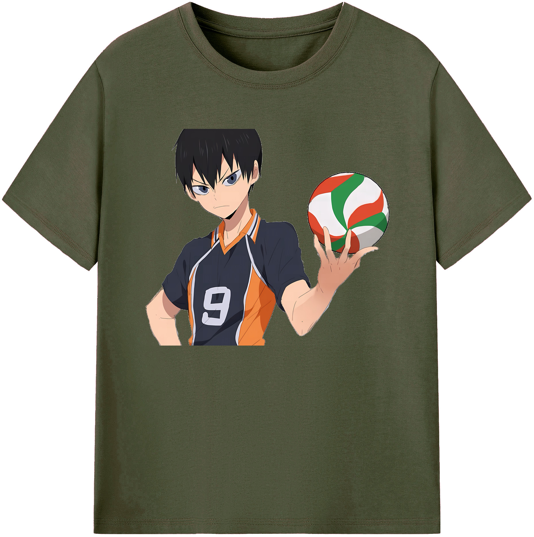 （画像用） ハイキュー!! Haikyu!! 綿100％ メンズ半袖Tシャツ｜肌触りやわらか＆通気性